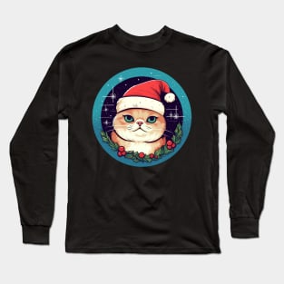 Exotic Shorthair Cat Xmas, Love Cats Long Sleeve T-Shirt